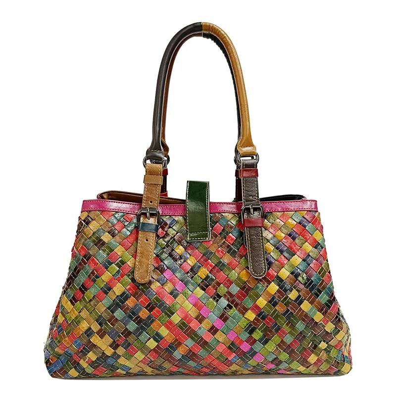 Women Multicolor Leather Handbags