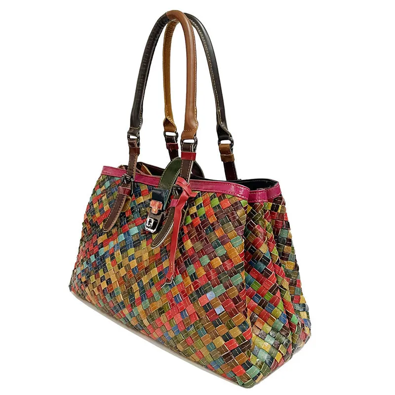 Women Multicolor Leather Handbags