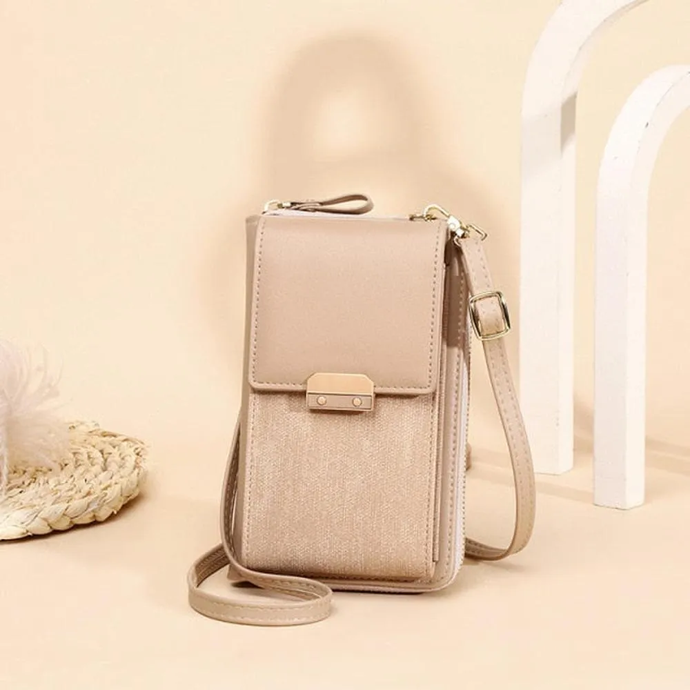 Women Pu Leather Crossbody Bag