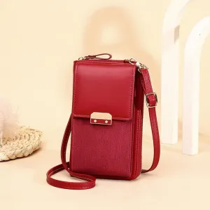 Women Pu Leather Crossbody Bag