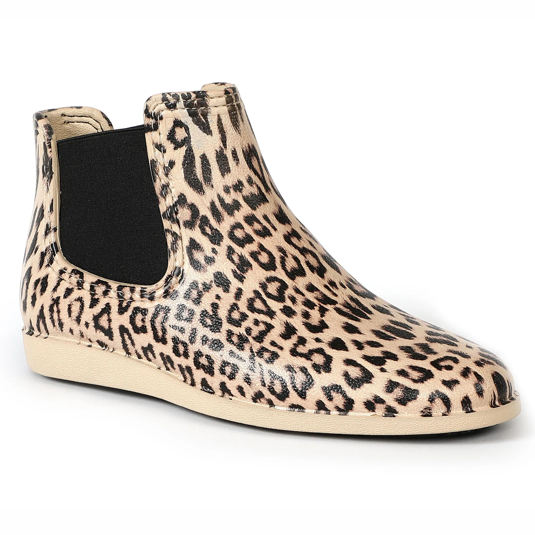 WOMENS CHEETAH/BLACK LONDONER BOOT- FINAL SALE