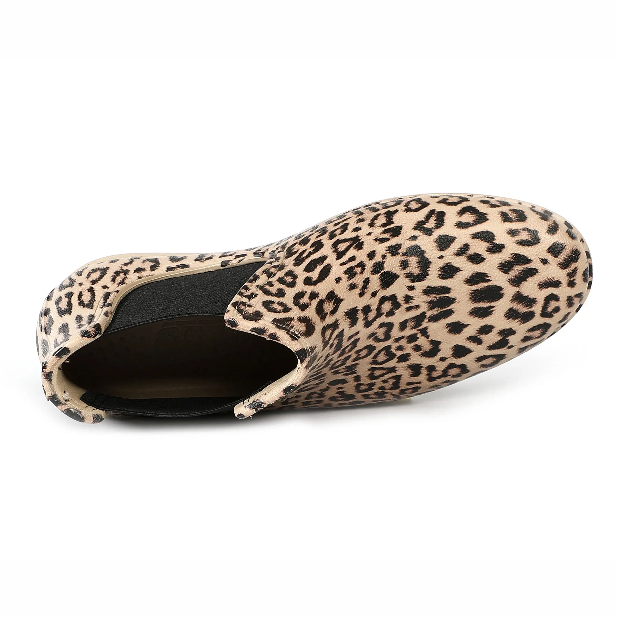 WOMENS CHEETAH/BLACK LONDONER BOOT- FINAL SALE