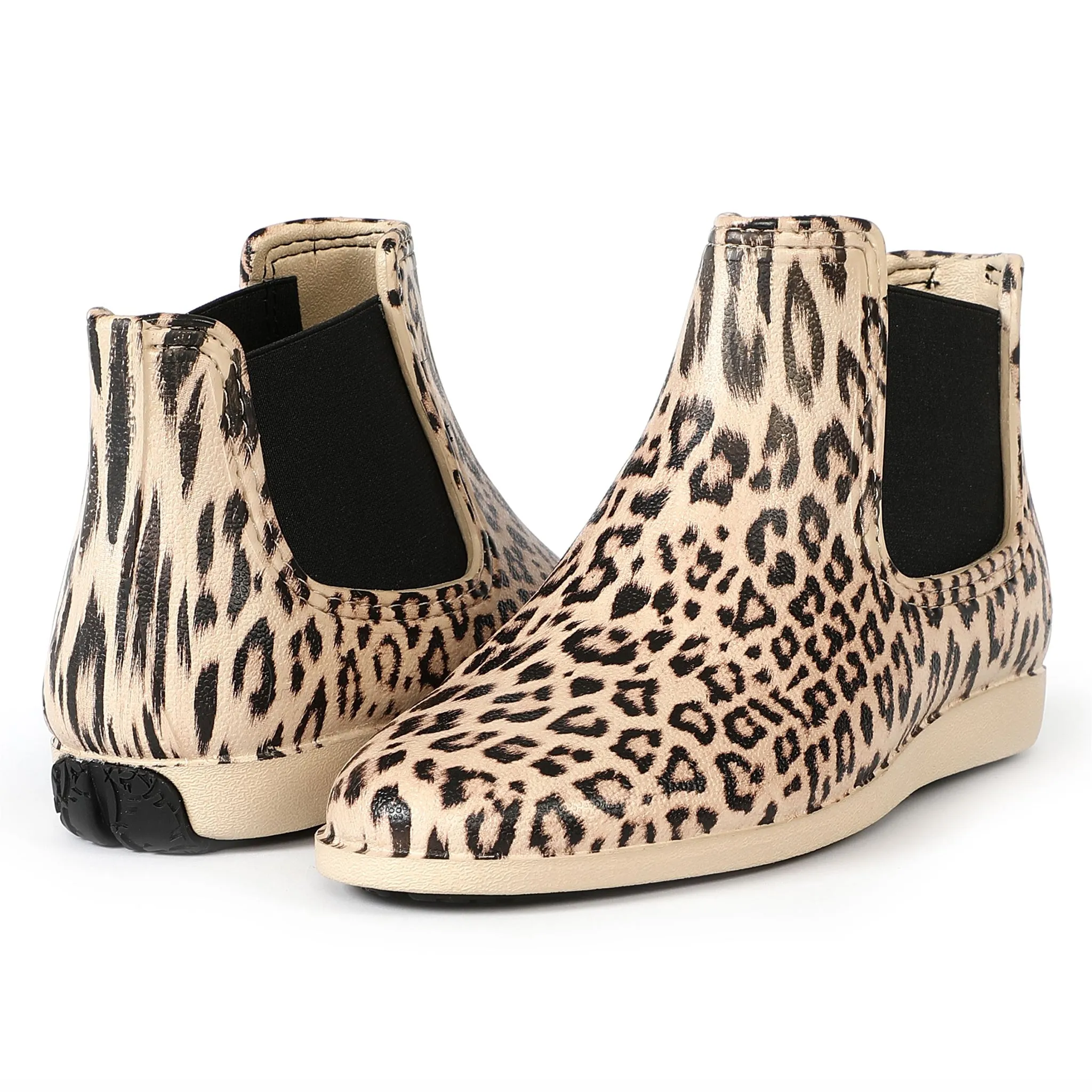 WOMENS CHEETAH/BLACK LONDONER BOOT- FINAL SALE