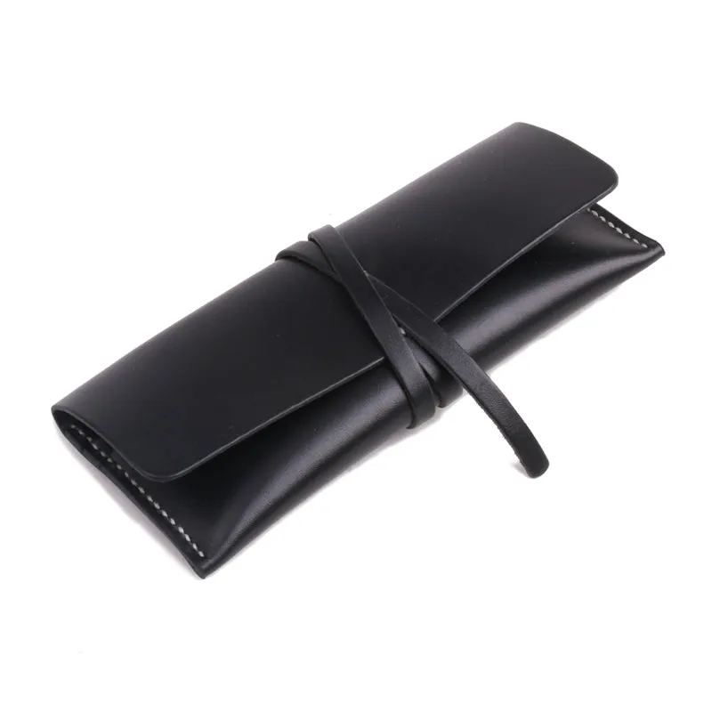 Womens Handmade Slim Leather Long Wallets Purse Clutch for Women