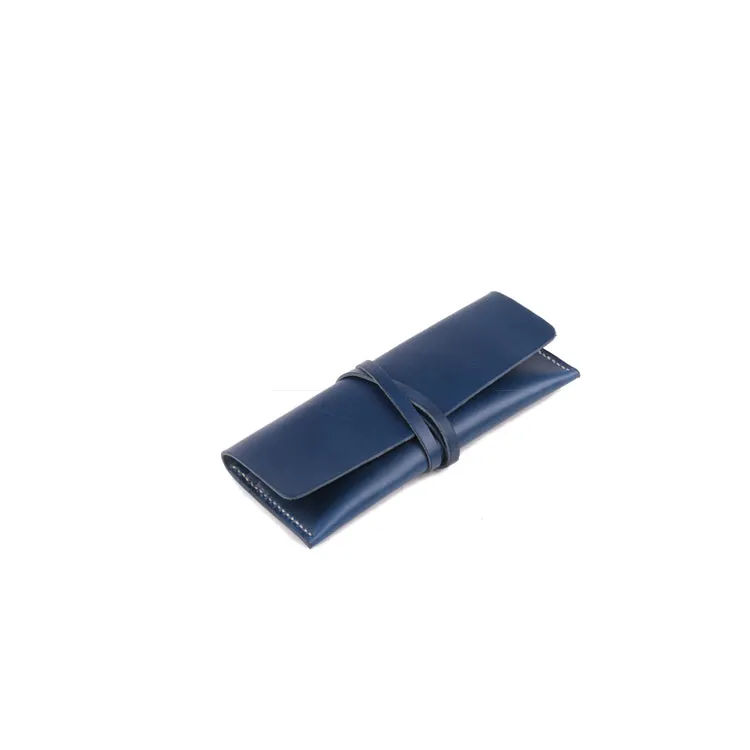 Womens Handmade Slim Leather Long Wallets Purse Clutch for Women