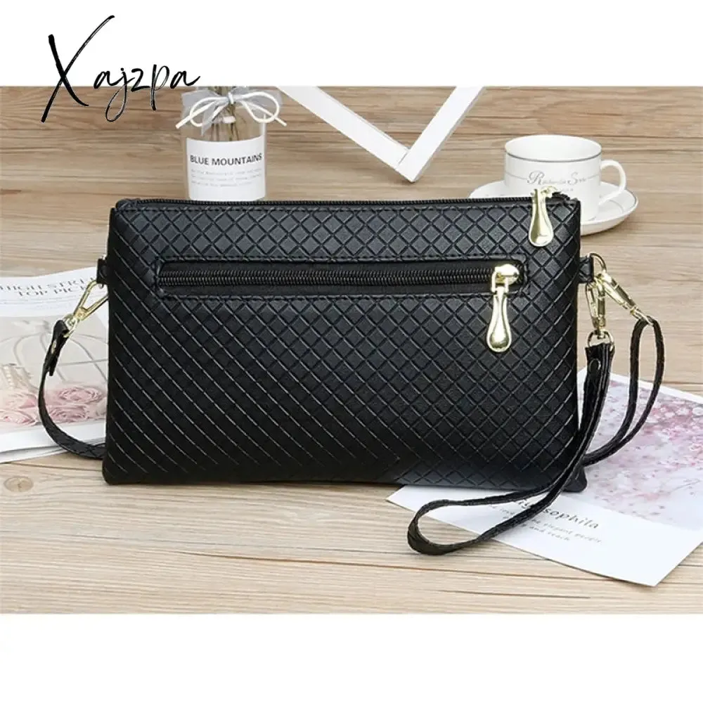 Xajzpa - Women&#39;s PU Crossbody Bags Adjustable Shoulder Strap New Fashion Diamond Lattice Shoulder Bags Comfortable Wrist Strap Female Bag