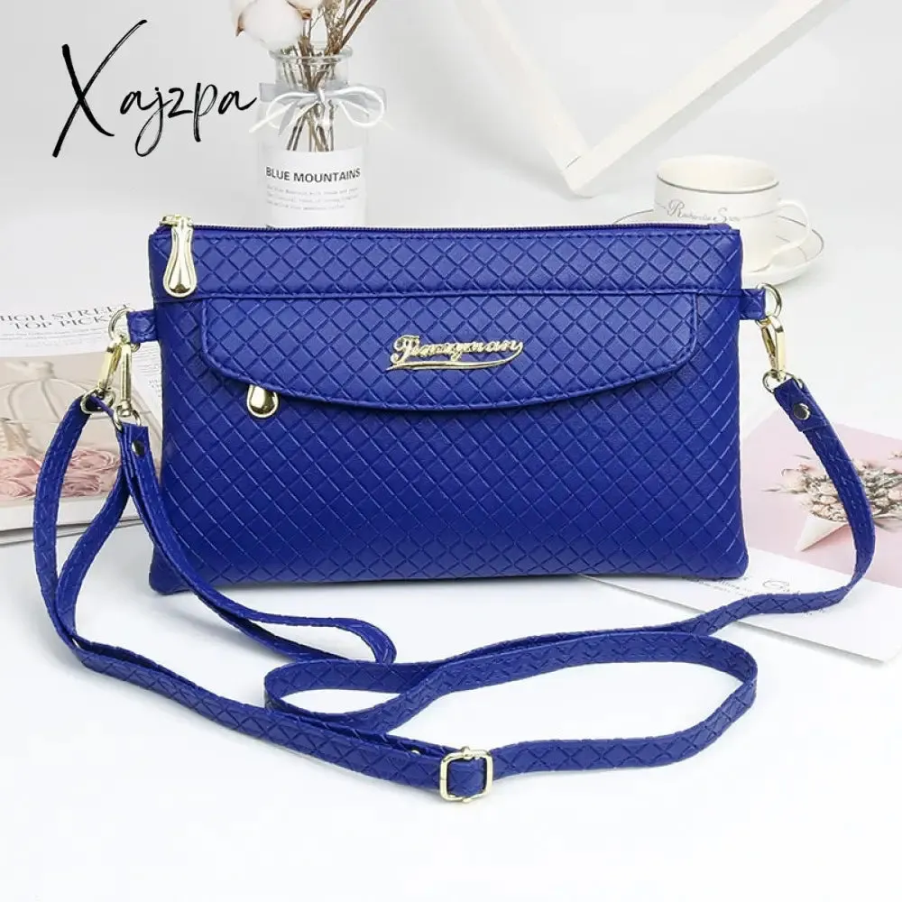Xajzpa - Women&#39;s PU Crossbody Bags Adjustable Shoulder Strap New Fashion Diamond Lattice Shoulder Bags Comfortable Wrist Strap Female Bag